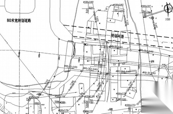 某市政道路雨污分流排水工程设计图 市政给排水