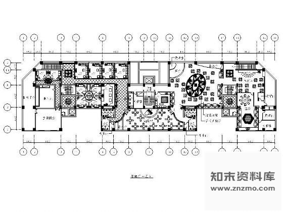 图块/节点某歌舞厅平面布置图Ⅱ