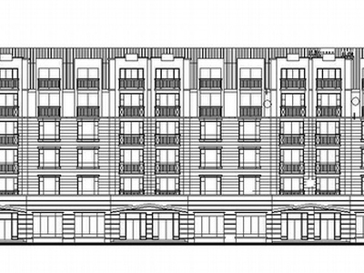 某市建国路142街坊成套改造施工图 交通道路