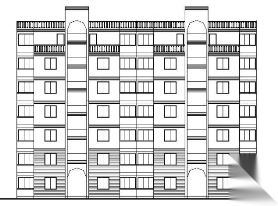 遵义市外环路沙河区修建性规划住宅楼方案图1