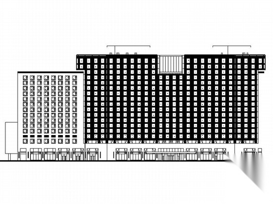 [北京]某十七层商业综合楼建筑施工图