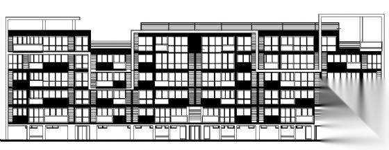 东部花园洋房4栋住宅楼建筑施工图