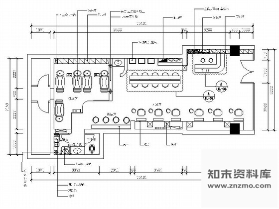 施工图北京连锁理发店旗舰店施工图含效果图