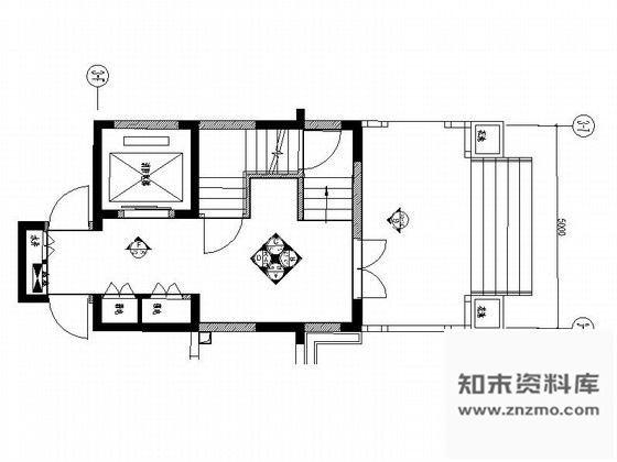 施工图住宅公寓公用电梯厅装修图