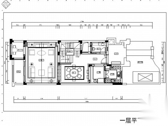 [重庆]三层现代欧陆风格别墅室内装修施工图