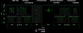 服装店CAD立面图