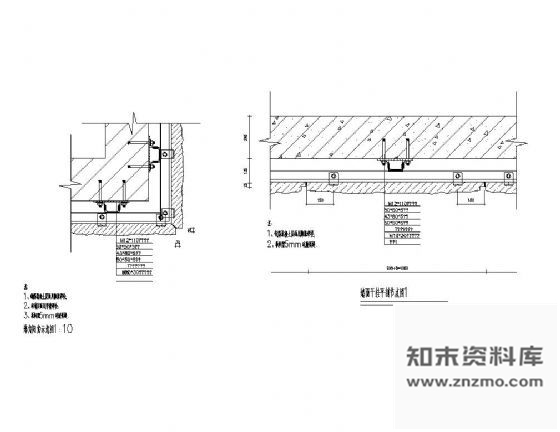 图块/节点干挂石材节点图