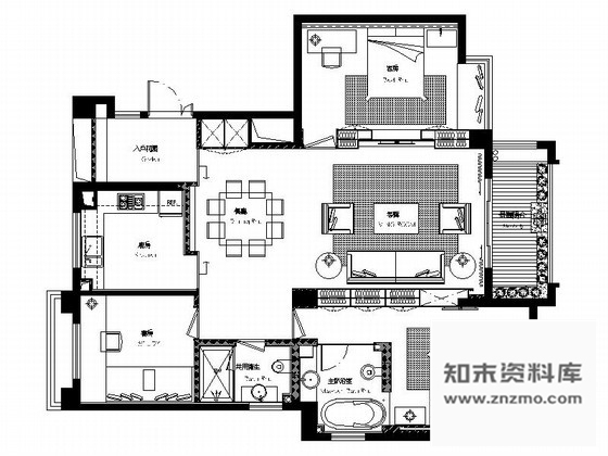 施工图浙江时尚三层叠拼别墅施工图含效果