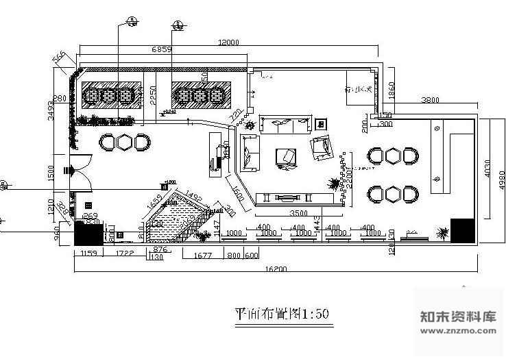 施工图某材料展厅装修图含效果