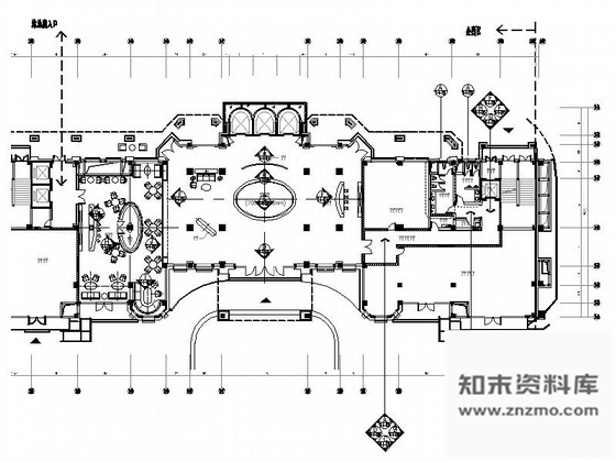 施工图成都豪华四层商务会所室内装修图含方案文本