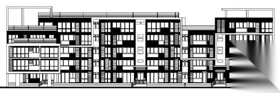 东部花园洋房2栋住宅楼建筑施工图