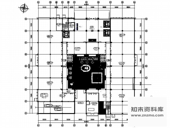 施工图江苏高档科技园办公楼室内装修施工图含效果