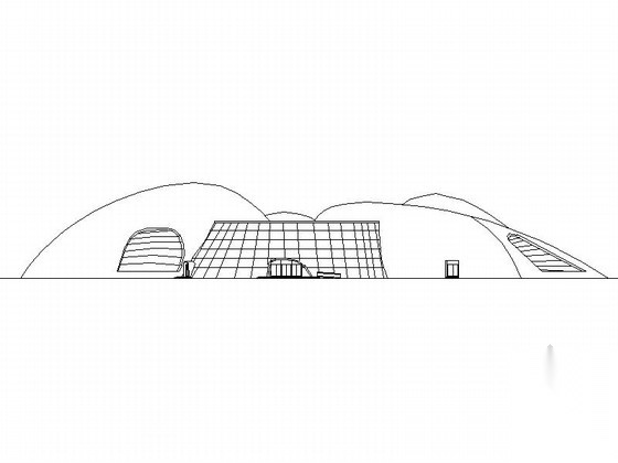 [东莞]某二层科技馆建筑施工图（含效果图）