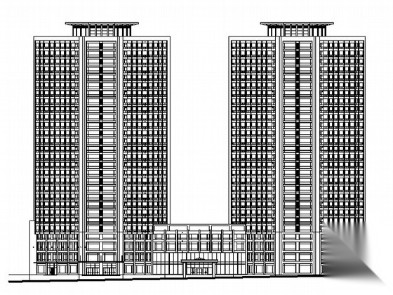 某现代小区住宅建筑方案设计（含效果图及户型平面）