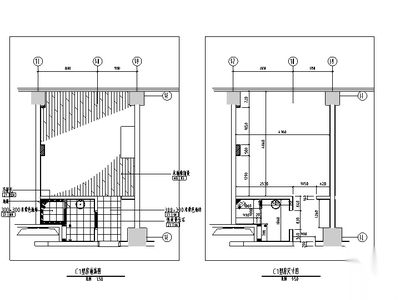 [上海]礼顿国际公寓C1F1G1型样板间施工图