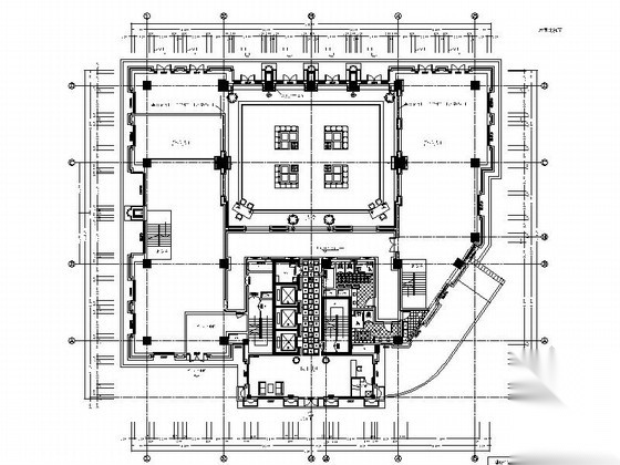 [四川]投资公司高档现代风格办公楼室内装修施工图