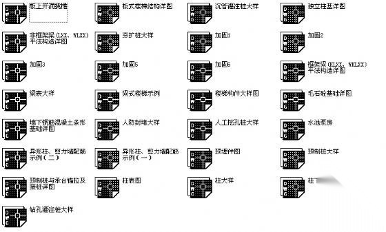 中南设计院通用图 建筑通用节点