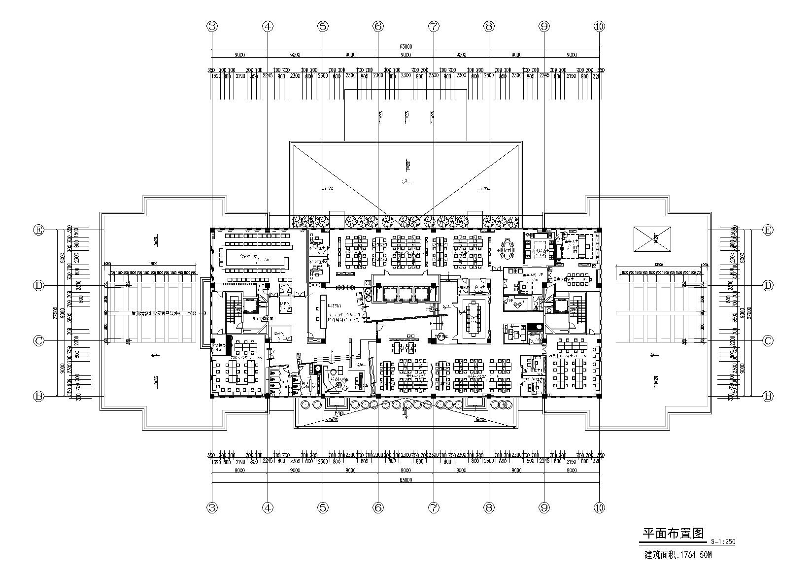 曾建龙办公室CAD全套施工图+效果图