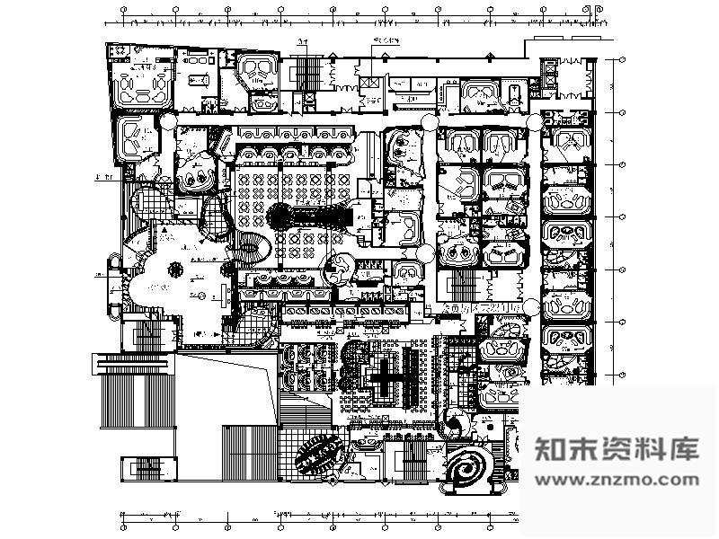 成都豪华娱乐会所施工图含效果