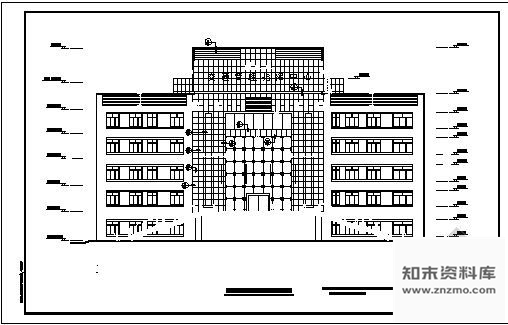 图块/节点某办公室正立面幕墙结构施工图 节点