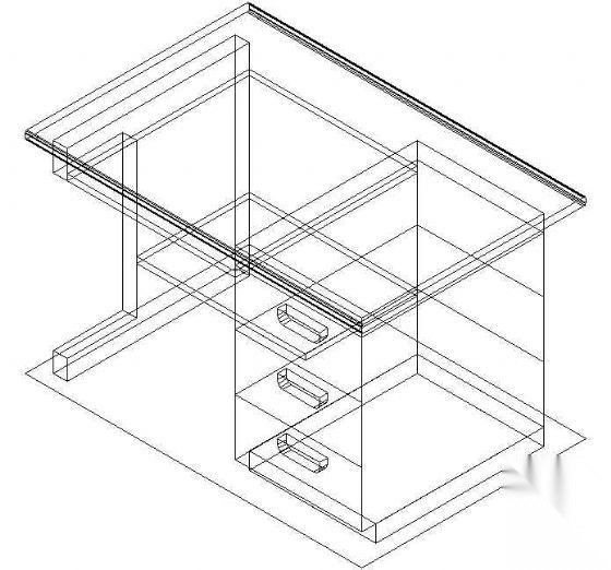 办公家具CAD模型18