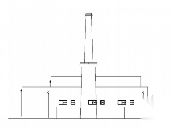 [哈尔滨]某汽车交易场锅炉房建筑方案图