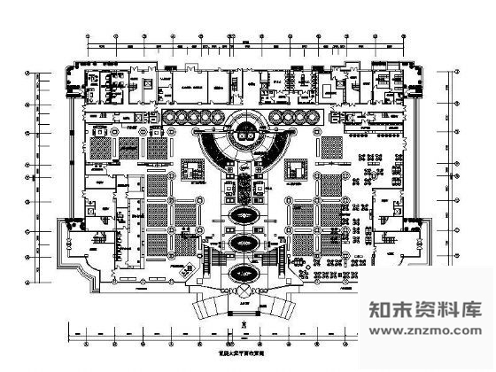 图块/节点某五星级酒店平面方案设计