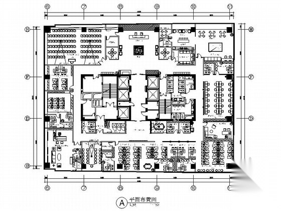 [深圳]时尚珠宝公司现代简约风格写字楼室内装修施工图...