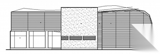 常州市某市区展示中心建筑方案图