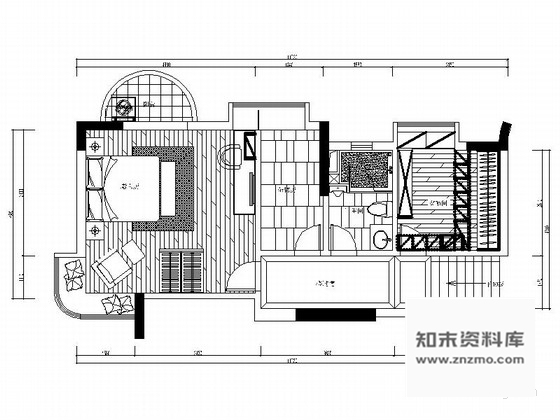 施工图广东某双层花园别墅豪华装修图(含效果