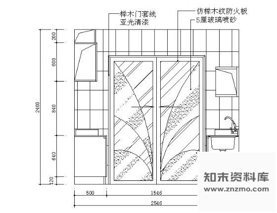 图块/节点厨房立面