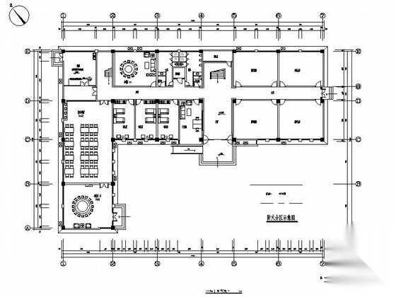 [南京]某高速公路应急养护保障用房办公楼室内装修图