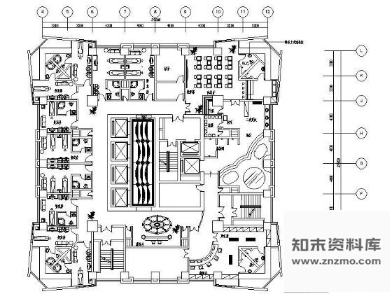 桑拿浴空间平面设计图