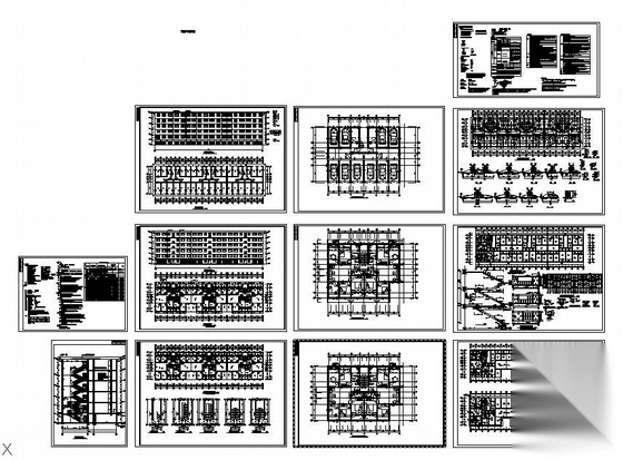 某六层砖混建筑结构图