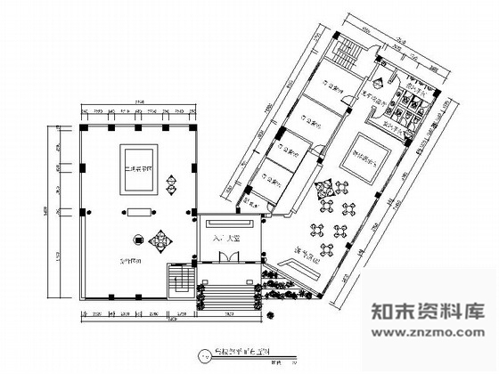 施工图惠州住宅区奢华高档售楼处装修施工图