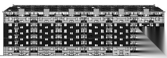 东晟苑某六层住宅楼建筑施工图