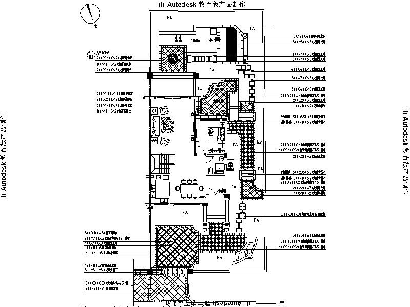 [河北]别墅样板房园林工程施工图（著名设计公司）