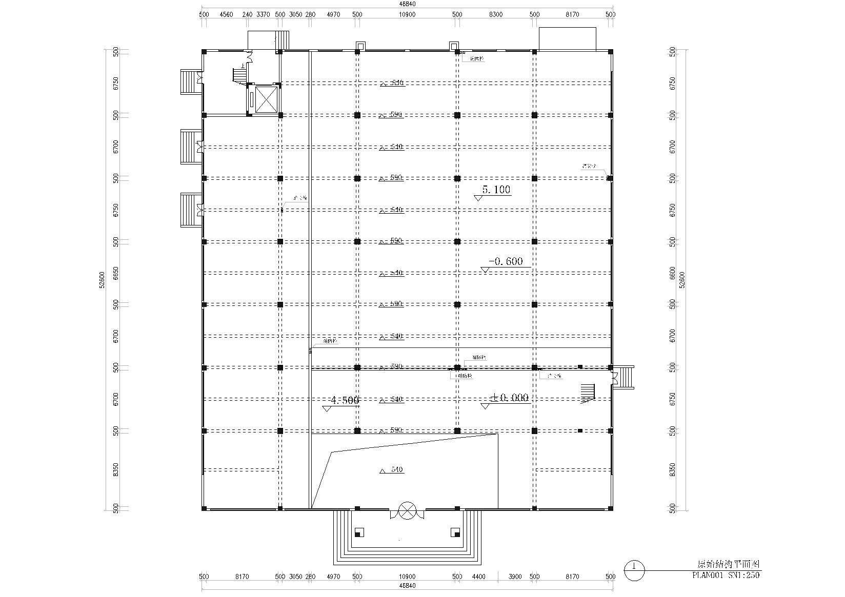 [浙江]方泰电器公司办公楼施工图+效果图