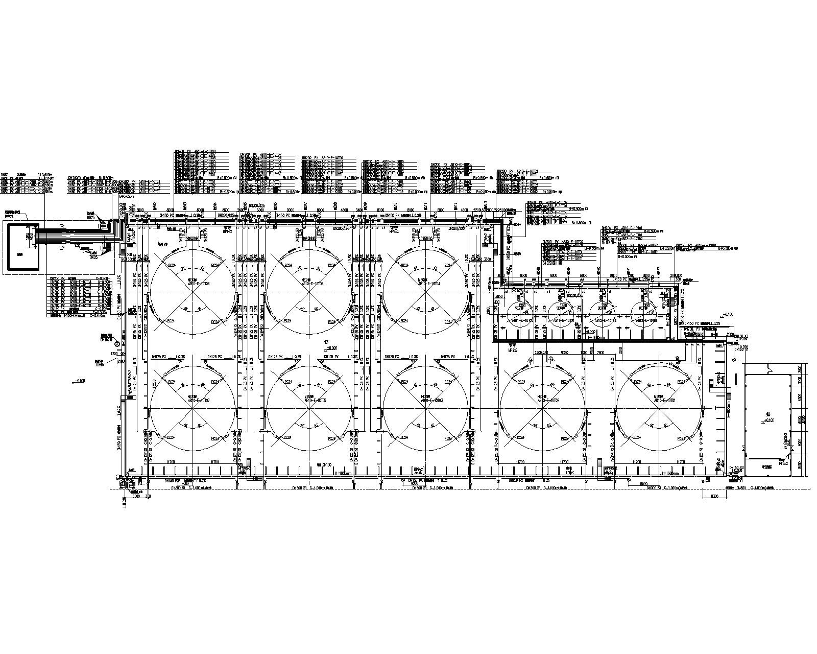 某化工罐区固定泡沫灭火系统、固定冷却水系统 建筑给排水