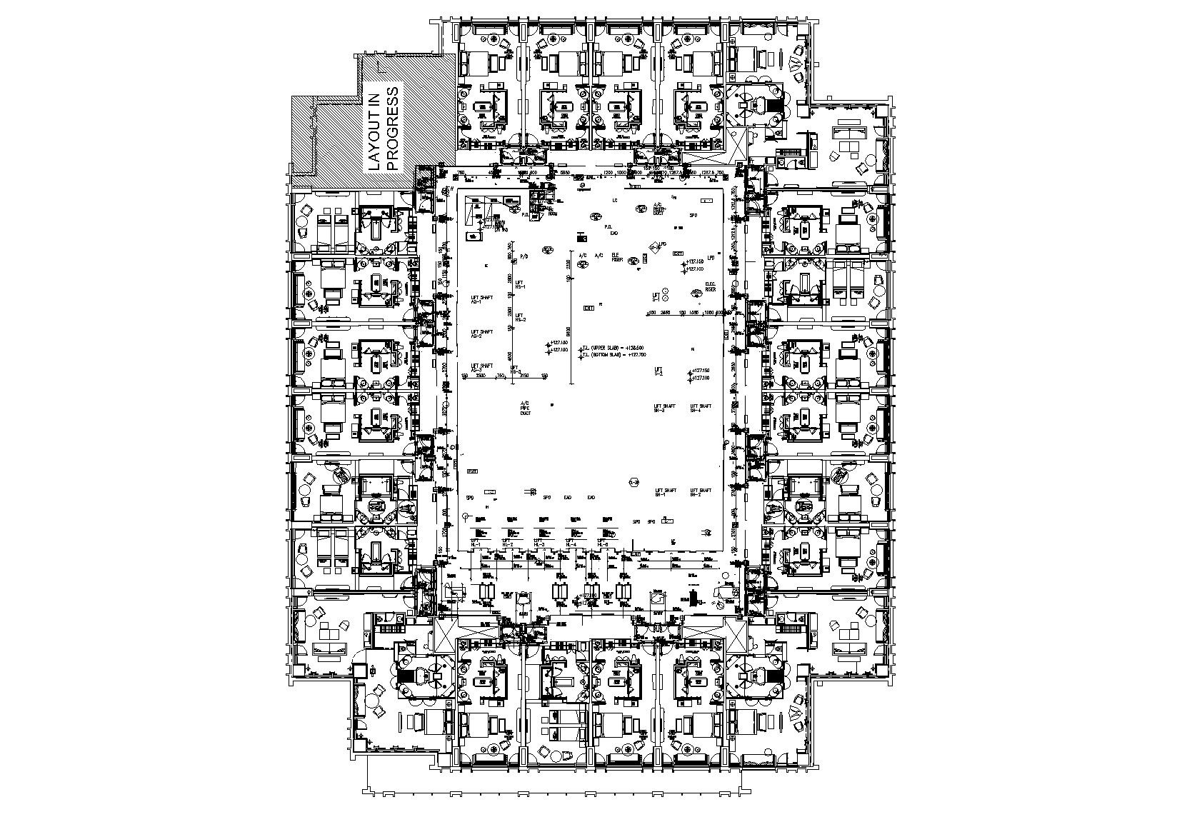 [香港]瑰丽五星商务酒店项目施工图+实景图