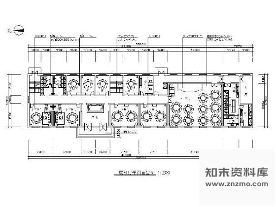 图块/节点酒楼平面设计图