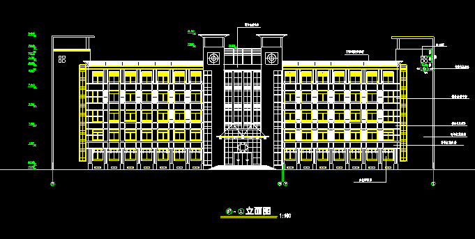 某中学综合实验楼建筑施工图