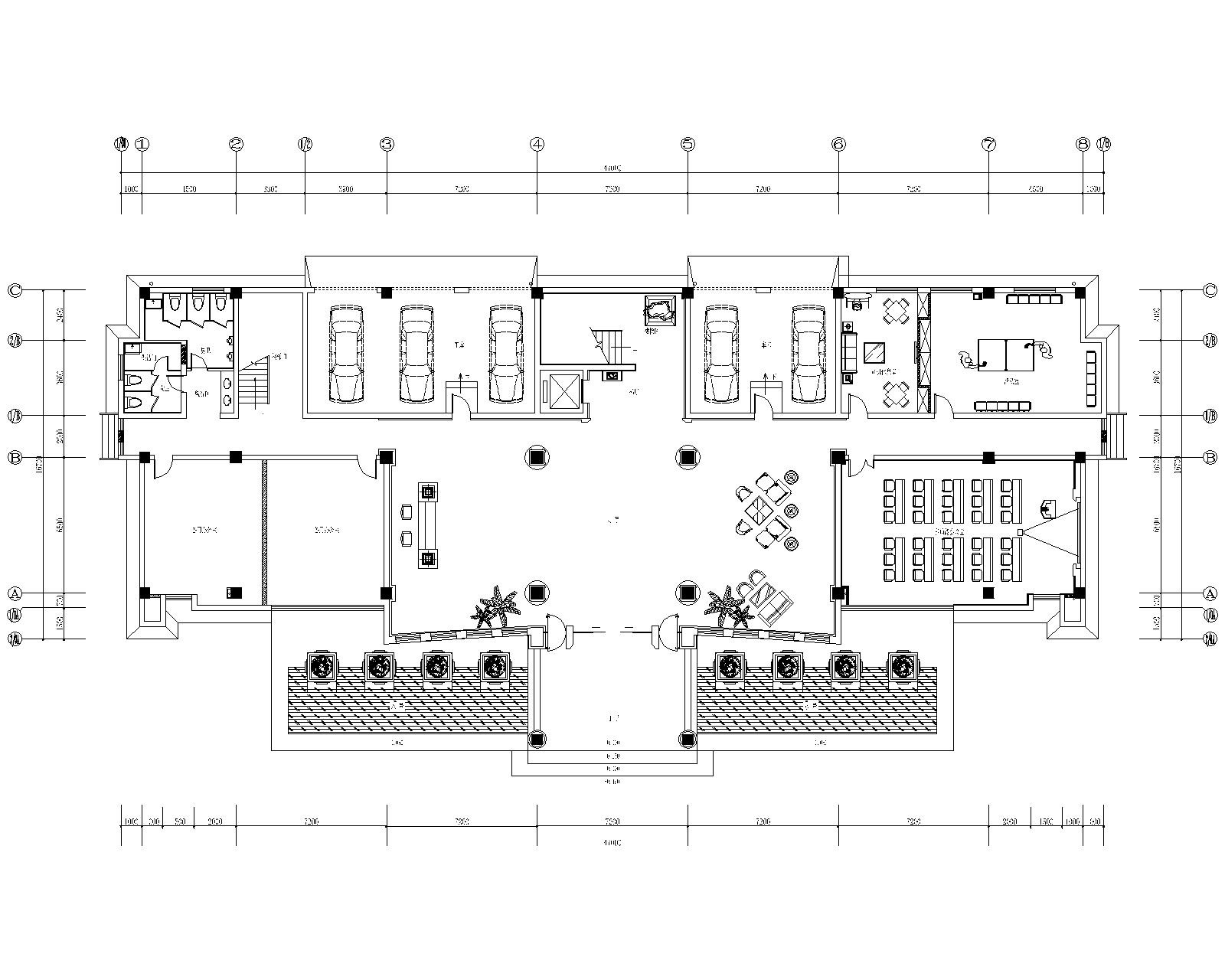 [江苏]苏州豪华中式办公楼全套施工图+效果图