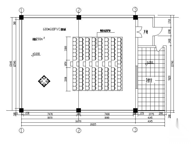 200㎡空军学院演播室方案设计（含效果）