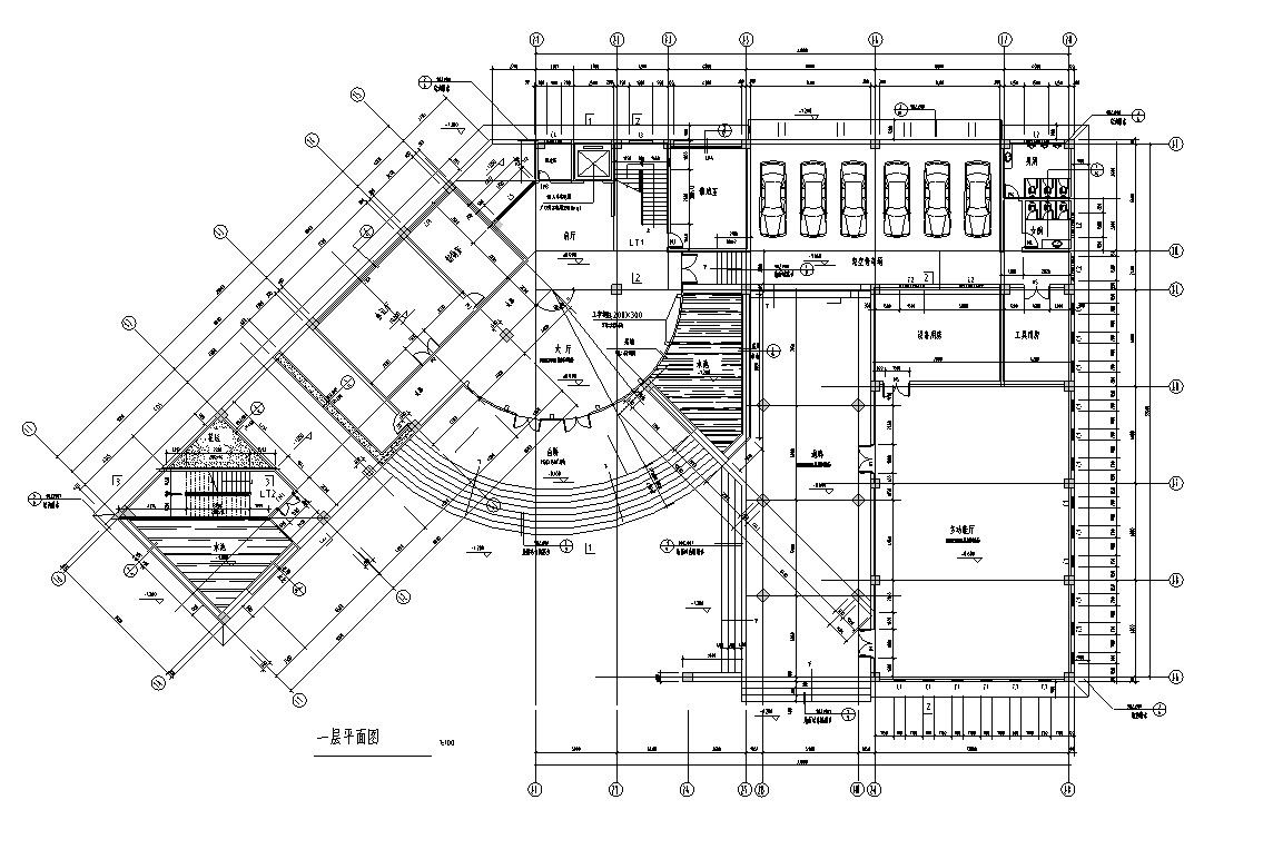 7层4479.08平方米水利局办公楼建筑施工图