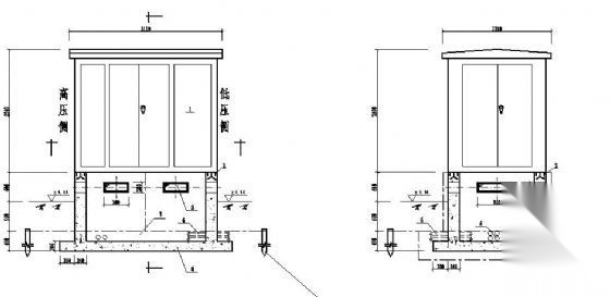 箱变基础及接地网安装图
