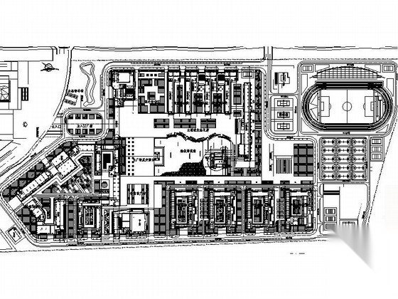 [东莞]大学高校市政景观规划设计施工图