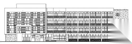 某四层图书馆建筑施工图