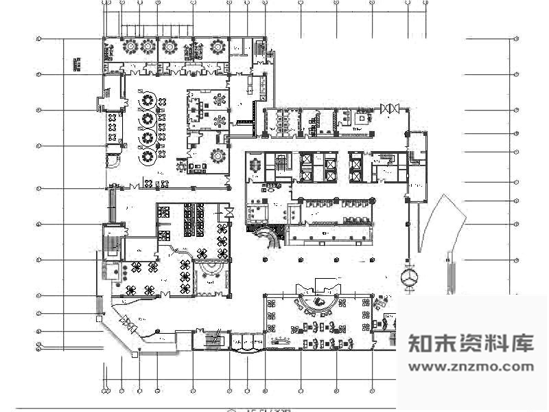 施工图酒店大堂装修图