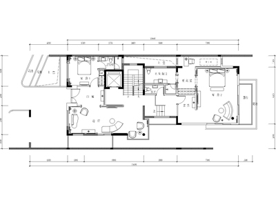 [广东]727㎡三层六居室别墅施工图+实景拍摄